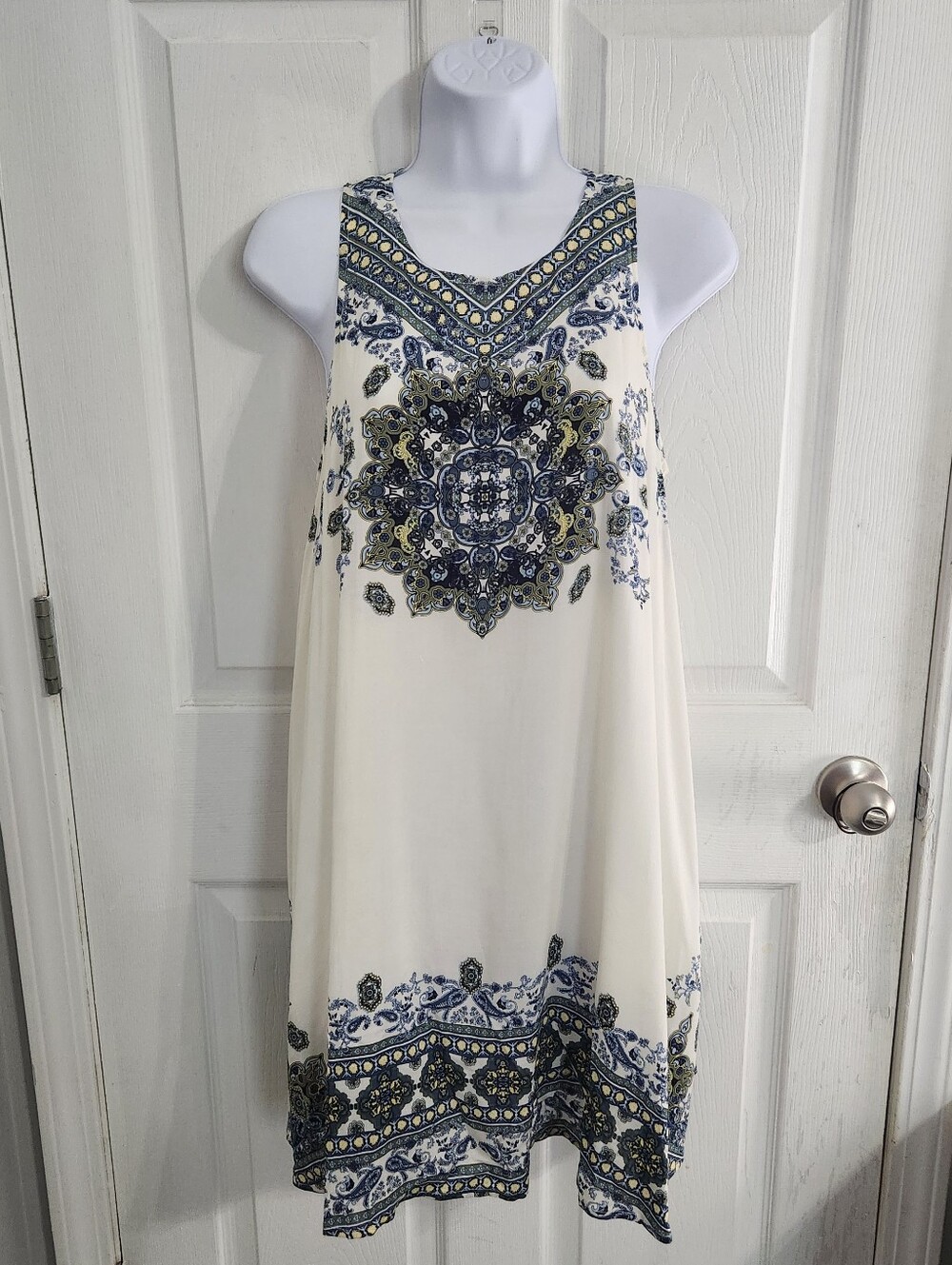 Skylar & jade sleeveless bohemian slip dress y2k hippie goddess medium